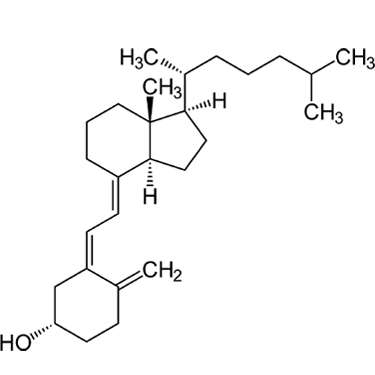 Vitamin D chemical structure